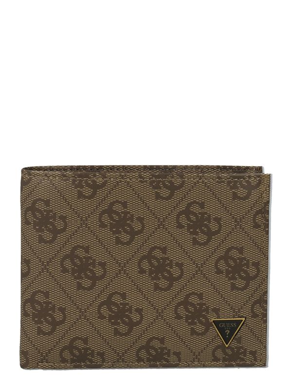 GUESS GUESS Портмоне 'Mito'  бежово / тъмнокафяво / жълто / черно