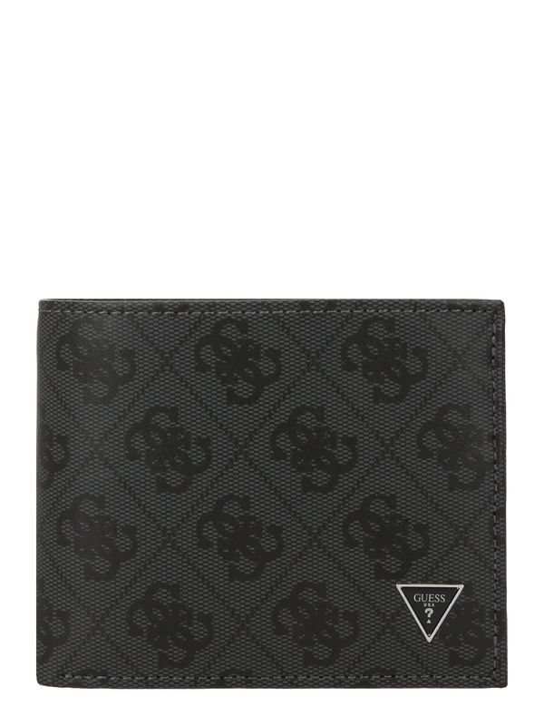 GUESS GUESS Портмоне 'VEZZOLA'  тъмносиво / черно