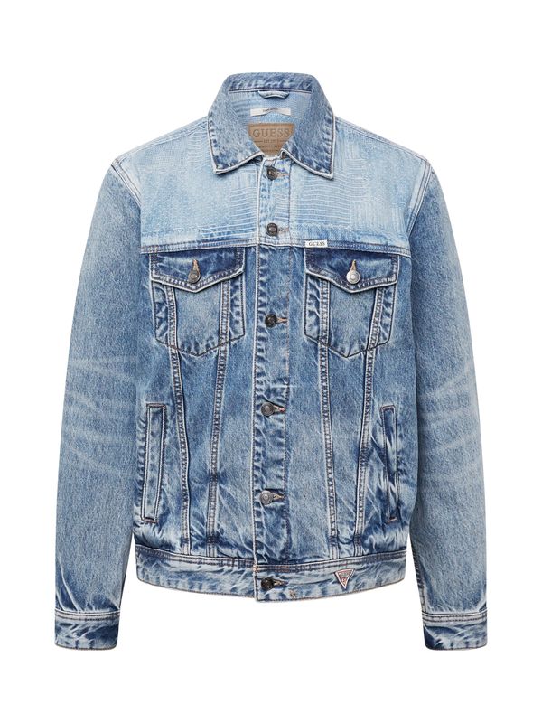 GUESS GUESS Преходно яке 'DEAN'  син деним / светлосиньо
