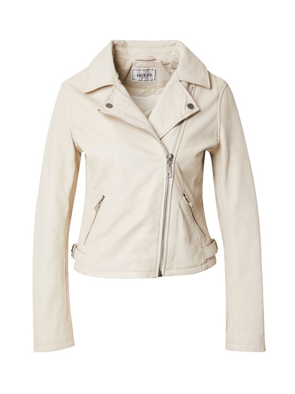 GUESS GUESS Преходно яке  естествено бяло