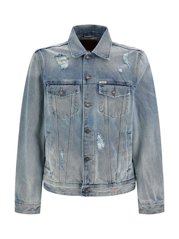 GUESS GUESS Преходно яке  син деним / светлосиньо