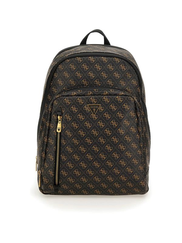 GUESS GUESS Раница 'Vezzola'  кафяво / черно