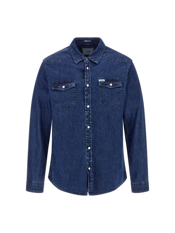 GUESS GUESS Риза  синьо