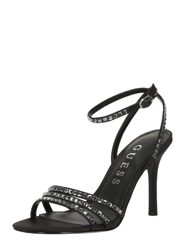 GUESS GUESS Сандали 'DIVINIT'  черно / бяло