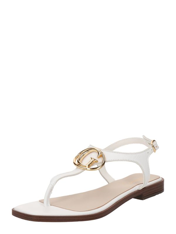 GUESS GUESS Сандали с разделител за пръстите 'MIRY'  злато / бяло
