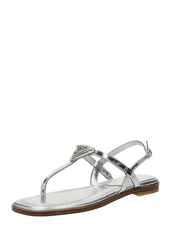 GUESS GUESS Сандали с разделител за пръстите 'Rainey'  сребърно