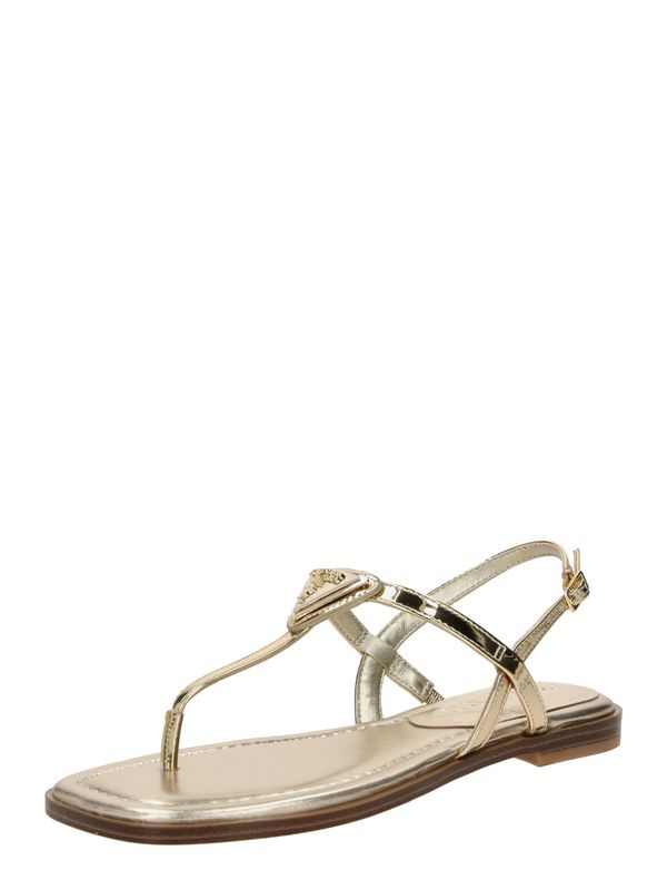 GUESS GUESS Сандали с разделител за пръстите 'Rainey'  злато