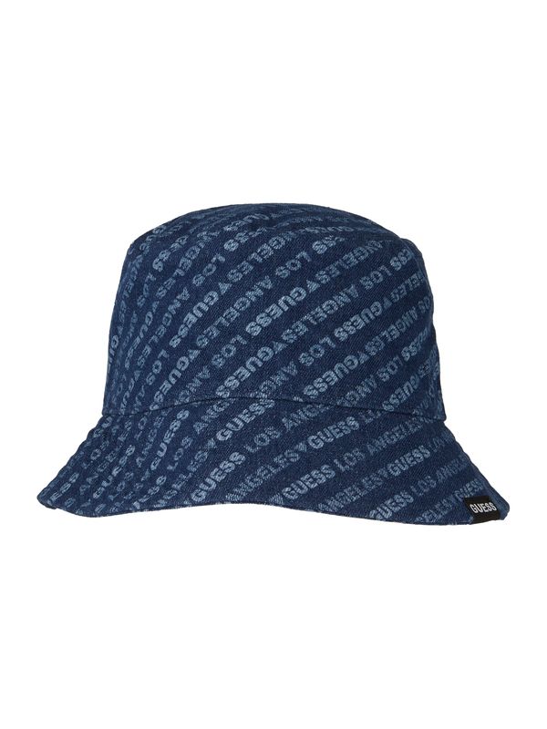 GUESS GUESS Шапка с периферия 'MITO'  нощно синьо / бяло