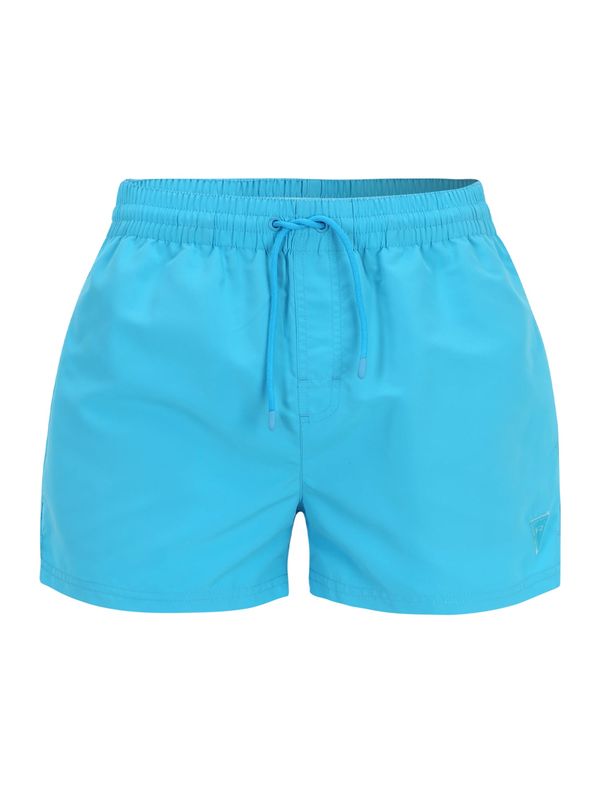 GUESS GUESS Шорти за плуване  неоново синьо