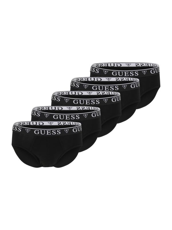 GUESS GUESS Слип  черно / бяло