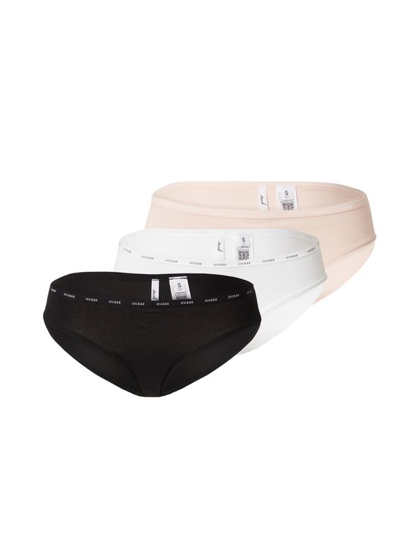 GUESS GUESS Слип  пудра / черно / бяло