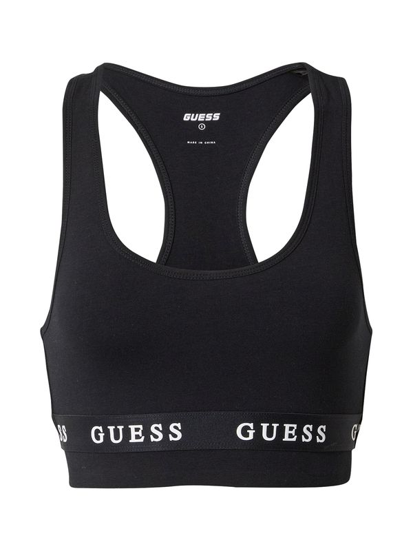 GUESS GUESS Спортен сутиен 'Aline'  черно / бяло