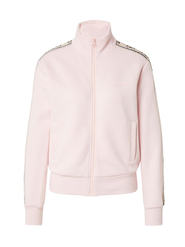 GUESS GUESS Спортна жилетка с качулка 'BRITNEY'  злато / бледорозово / черно / бяло
