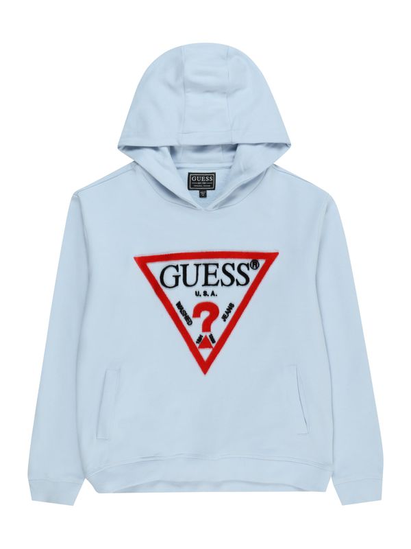 GUESS GUESS Суичър 'Active'  светлосиньо / червено / черно