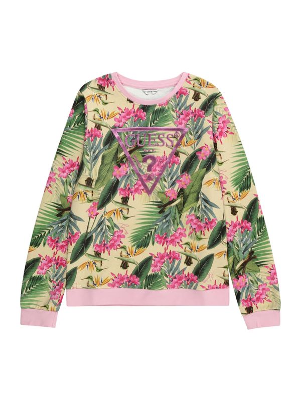 GUESS GUESS Суичър 'ACTIVE'  зелено / каки / лилав / розово