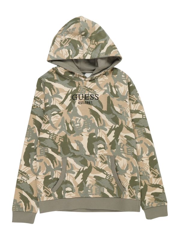 GUESS GUESS Суичър  бежово / сиво / зелено / черно