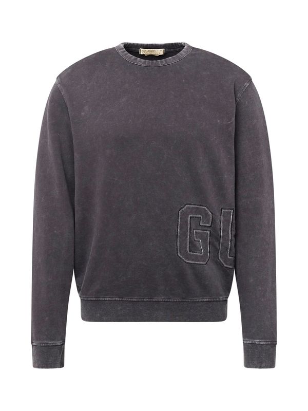 GUESS GUESS Суичър  черно / бяло