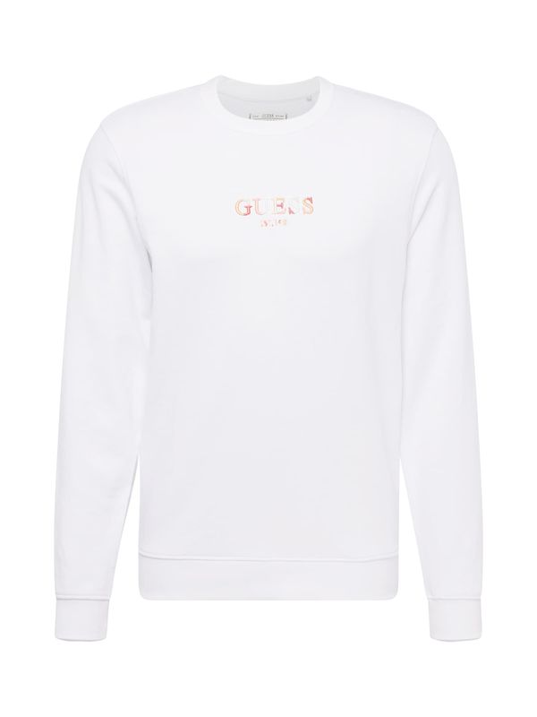 GUESS GUESS Суичър  кремаво / пастелно оранжево / червено / бяло