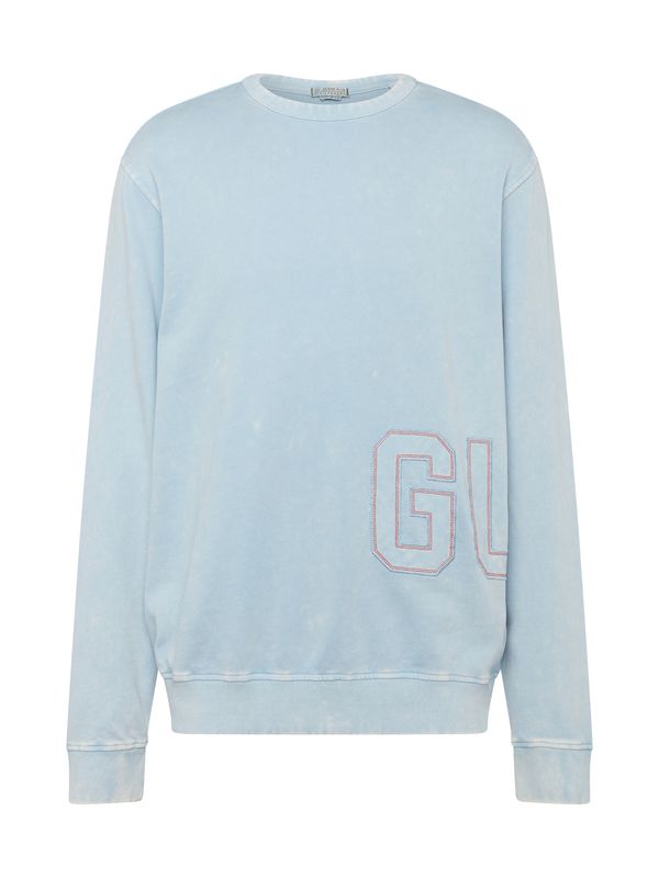 GUESS GUESS Суичър  светлосиньо / оранжево