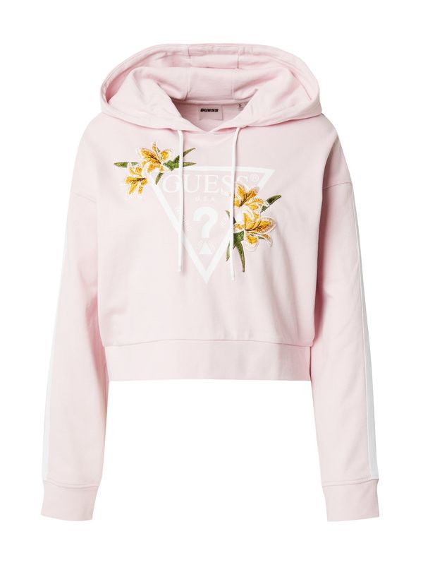 GUESS GUESS Суичър 'ZOEY'  жълто / зелено / розе / бяло