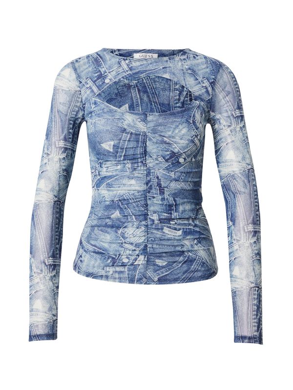 GUESS GUESS Тениска 'BRIENNA'  опушено синьо / син деним