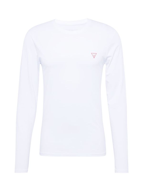 GUESS GUESS Тениска  червено / бяло