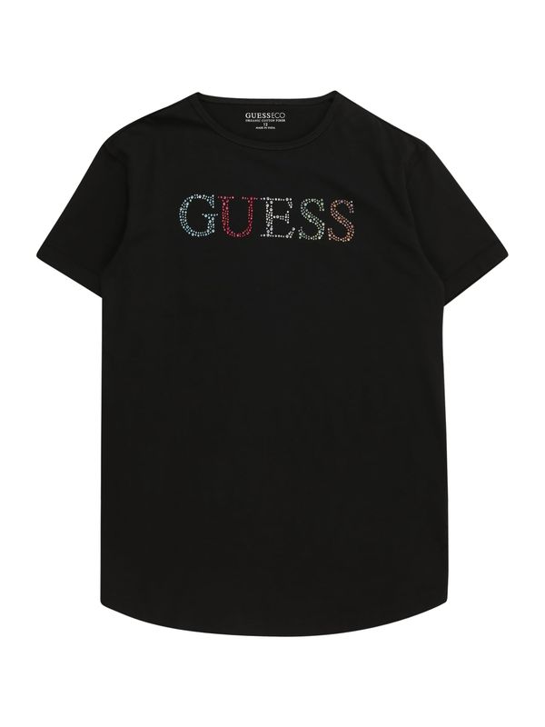 GUESS GUESS Тениска  мента / червено / черно / сребърно