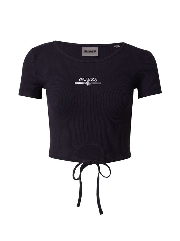 GUESS GUESS Тениска 'NYRA'  нейви синьо / бяло