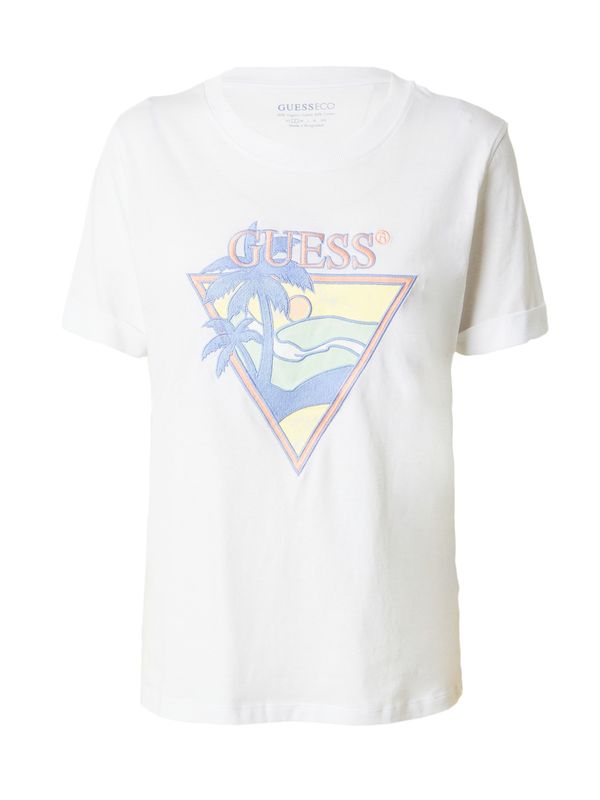 GUESS GUESS Тениска  пъстро / бяло