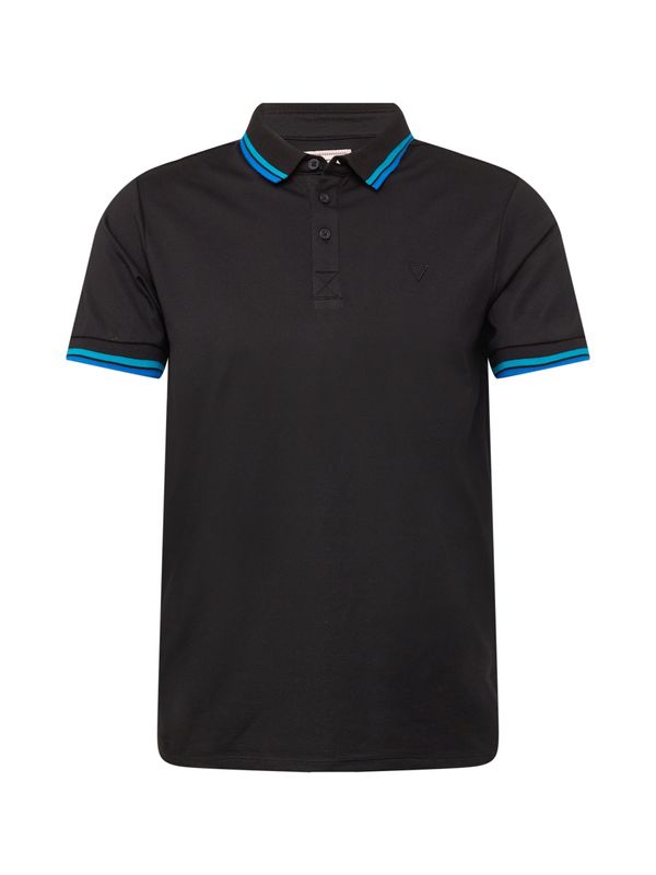 GUESS GUESS Тениска  синьо / черно