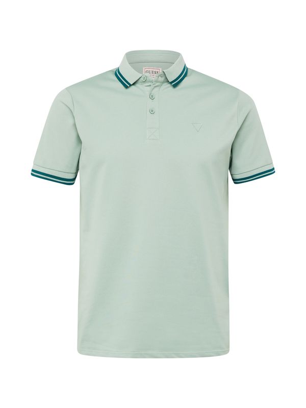 GUESS GUESS Тениска  смарагдово зелено / светлозелено