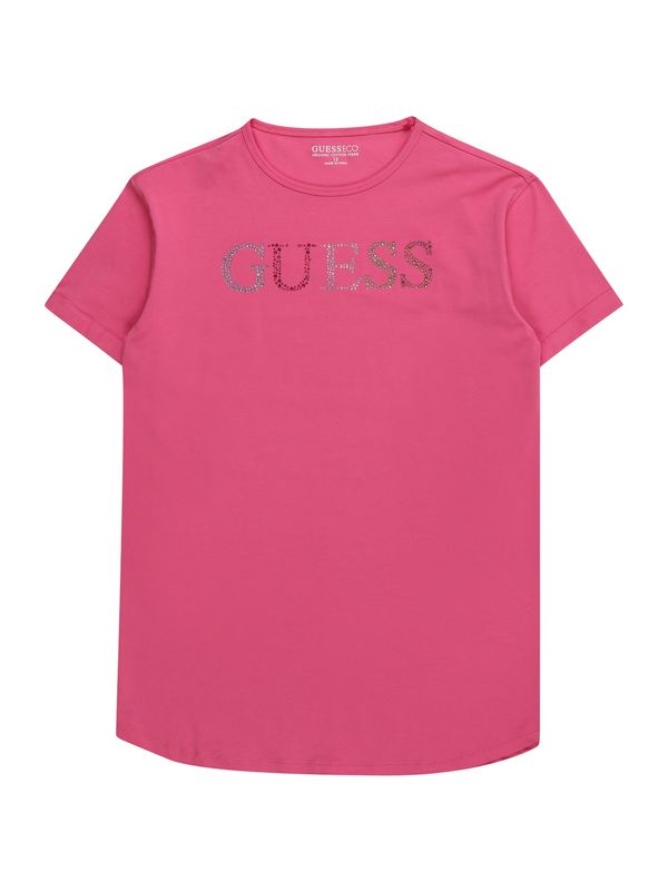 GUESS GUESS Тениска  злато / магента / сребърно