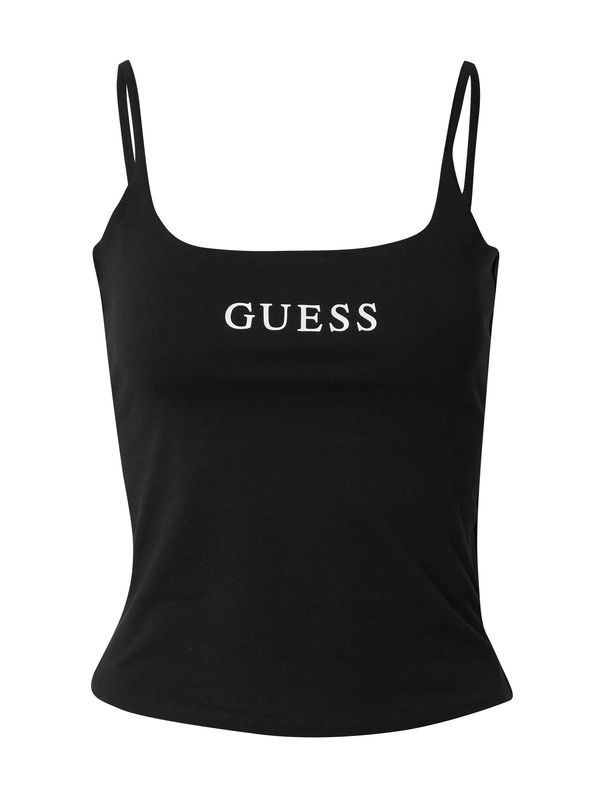 GUESS GUESS Топ 'RORY'  черно / мръсно бяло