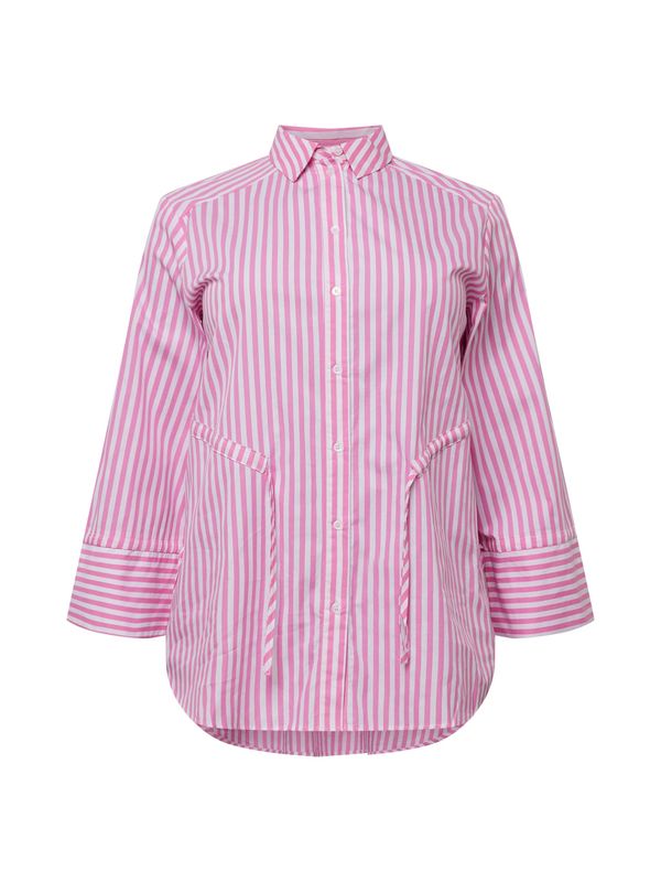 Guido Maria Kretschmer Curvy Guido Maria Kretschmer Curvy Блуза 'Christin'  розово / бяло