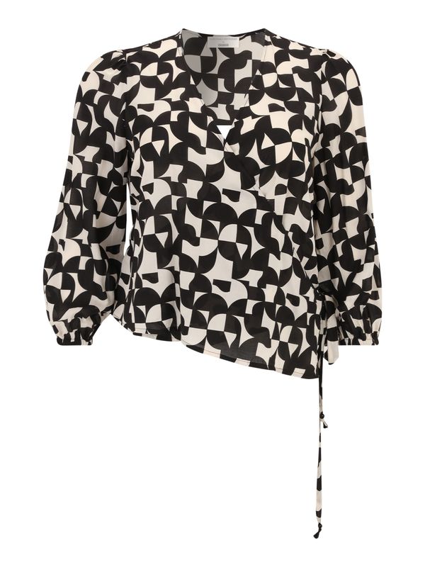 Guido Maria Kretschmer Curvy Guido Maria Kretschmer Curvy Блуза 'Genia'  черно / бяло