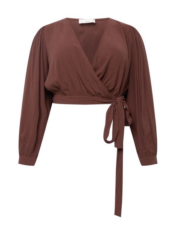 Guido Maria Kretschmer Curvy Guido Maria Kretschmer Curvy Блуза 'Mai'  тъмнокафяво
