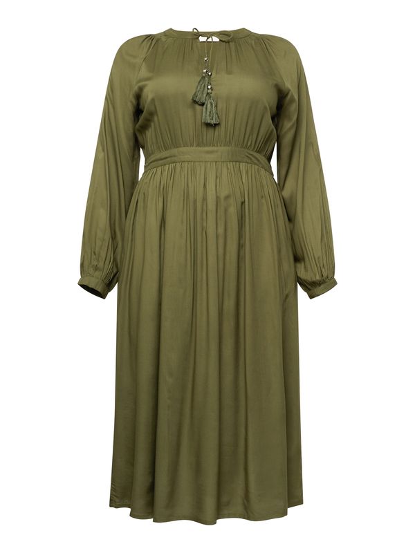 Guido Maria Kretschmer Curvy Guido Maria Kretschmer Curvy Рокля тип риза 'Mirell'  тъмнозелено