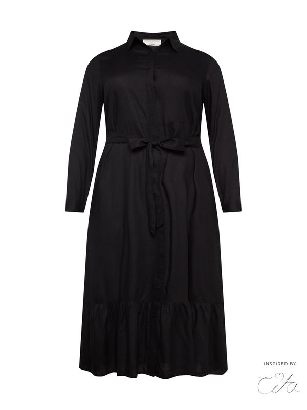 Guido Maria Kretschmer Curvy Guido Maria Kretschmer Curvy Рокля тип риза 'Polly'  черно