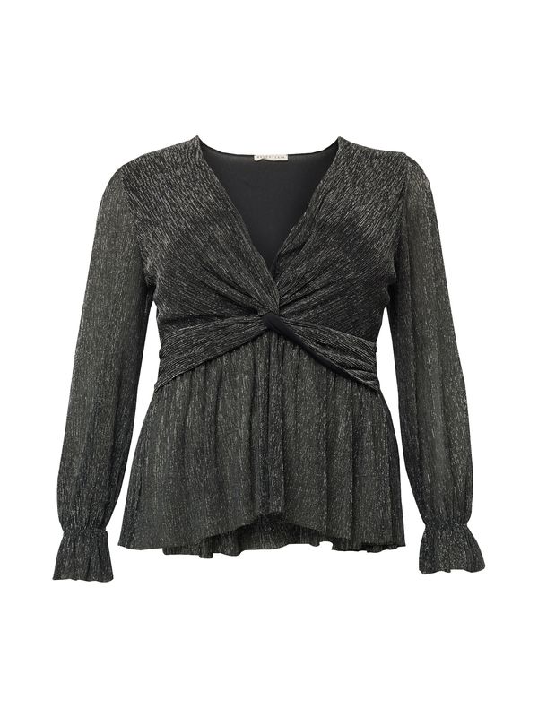 Guido Maria Kretschmer Curvy Guido Maria Kretschmer Curvy Тениска  черно / сребърно