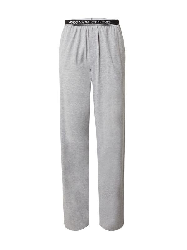 Guido Maria Kretschmer Men Guido Maria Kretschmer Men Дълъг мъжки клин 'Cedric'  сив меланж / черно / бяло