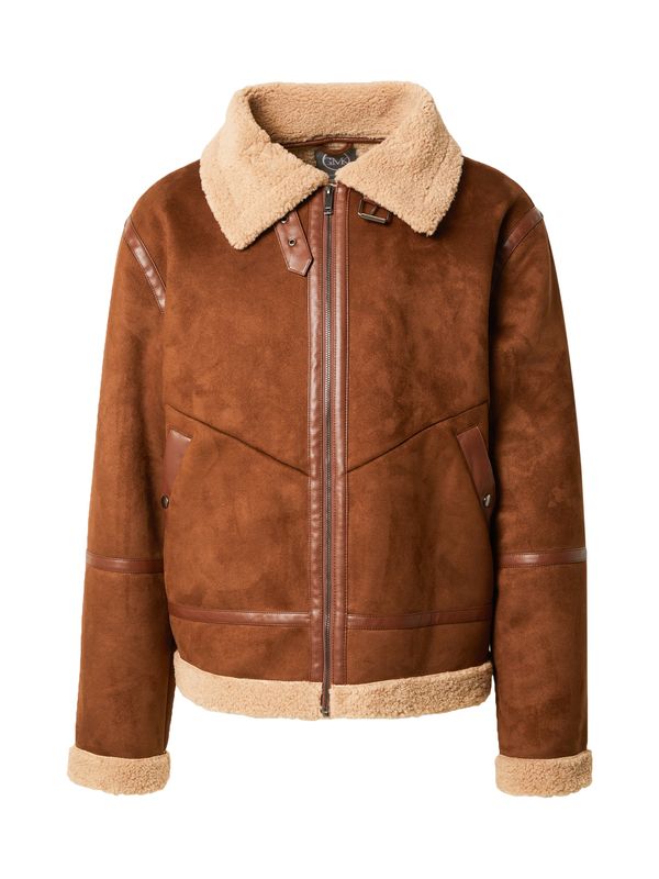 Guido Maria Kretschmer Men Guido Maria Kretschmer Men Преходно яке 'John'  ръждиво кафяво