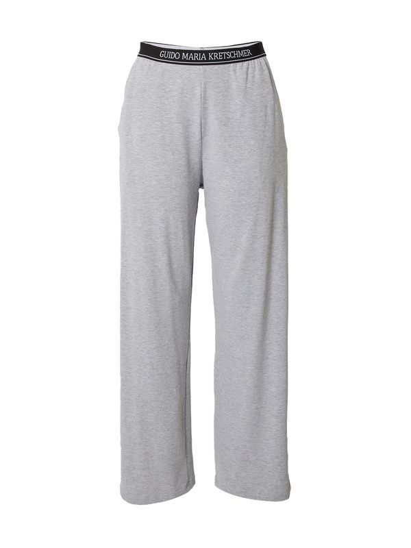 Guido Maria Kretschmer Women Guido Maria Kretschmer Women Панталон пижама  сив меланж / черно / бяло