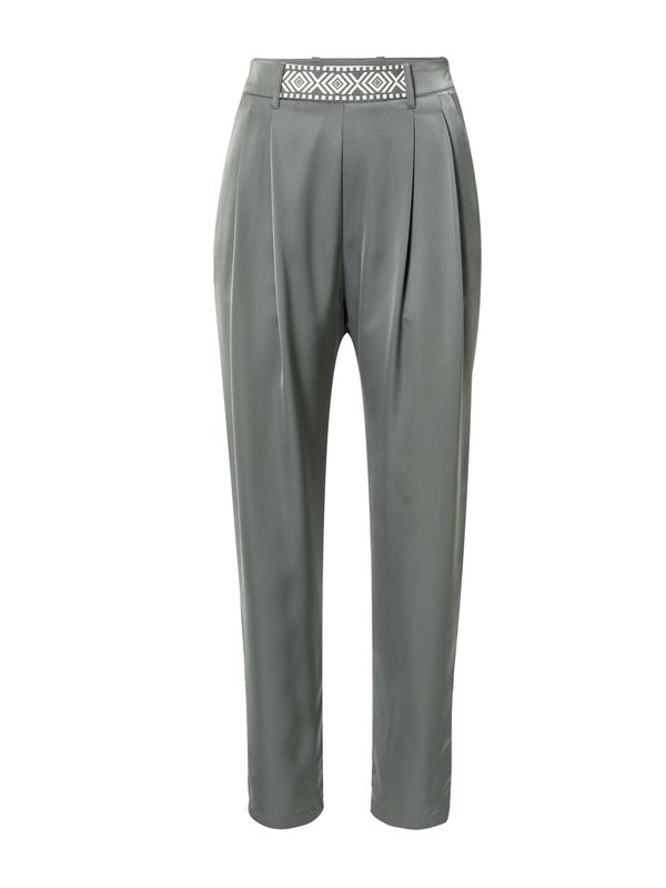 Guido Maria Kretschmer Women Guido Maria Kretschmer Women Панталон с ръб 'Giulia'  базалтово синьо / бяло