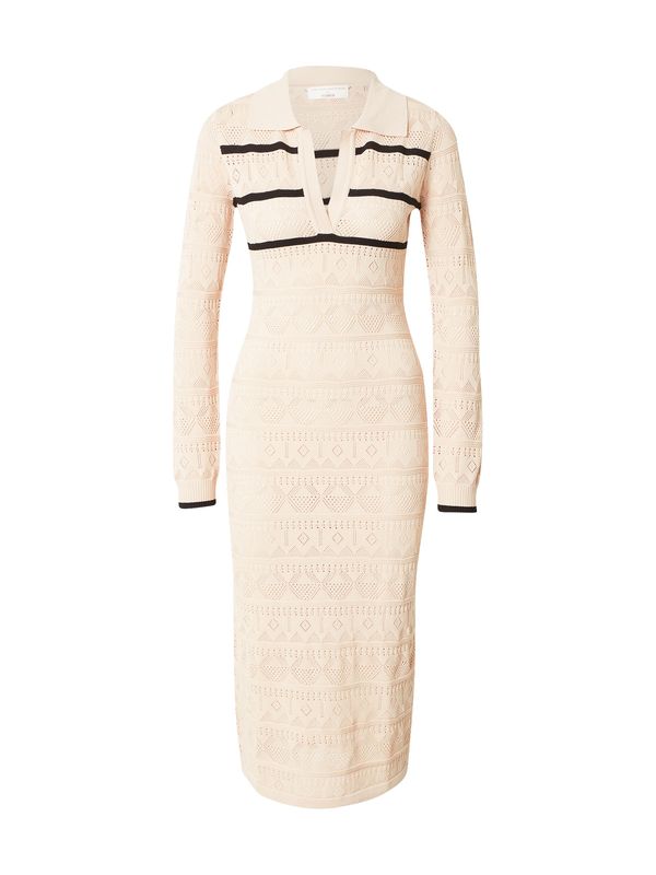 Guido Maria Kretschmer Women Guido Maria Kretschmer Women Плетена рокля 'Shannon'  бежово / черно