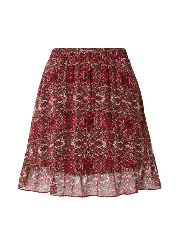 Guido Maria Kretschmer Women Guido Maria Kretschmer Women Пола 'Evie'  светлокафяво / червено / черно / яйчена черупка