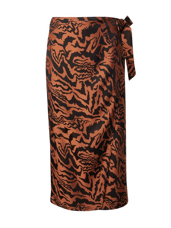 Guido Maria Kretschmer Women Guido Maria Kretschmer Women Пола 'Pace'  коняк / черно