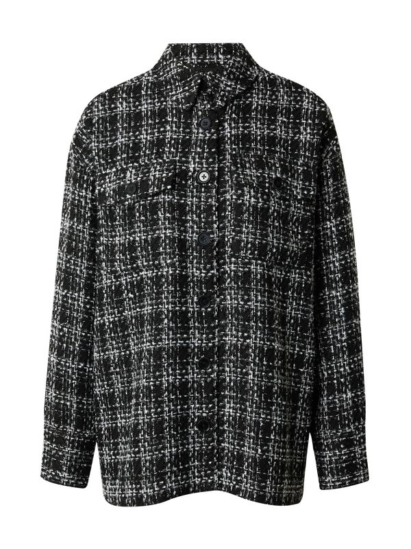 Guido Maria Kretschmer Women Guido Maria Kretschmer Women Преходно яке 'Jale'  черен меланж / сребърно