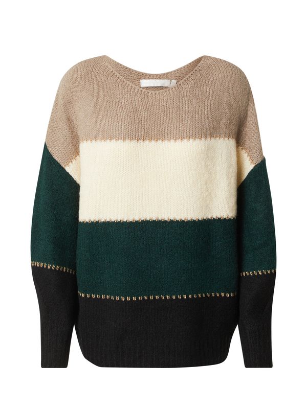 Guido Maria Kretschmer Women Guido Maria Kretschmer Women Пуловер 'Annika'  бежово / пъстро