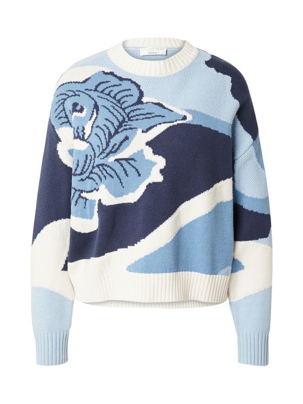 Guido Maria Kretschmer Women Guido Maria Kretschmer Women Пуловер  синьо / тъмносиньо / бяло