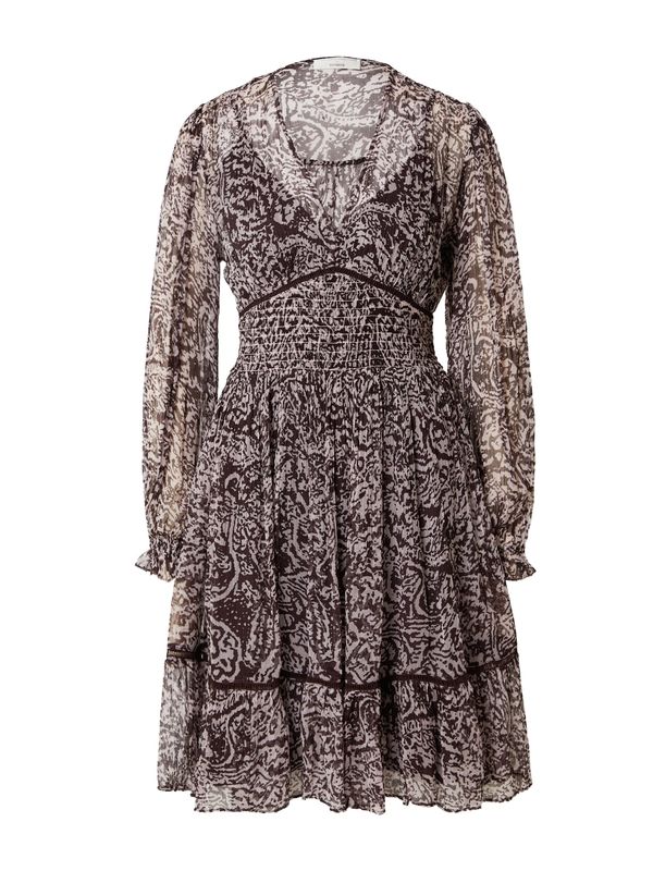 Guido Maria Kretschmer Women Guido Maria Kretschmer Women Рокля 'Justine'  кафяво / сиво